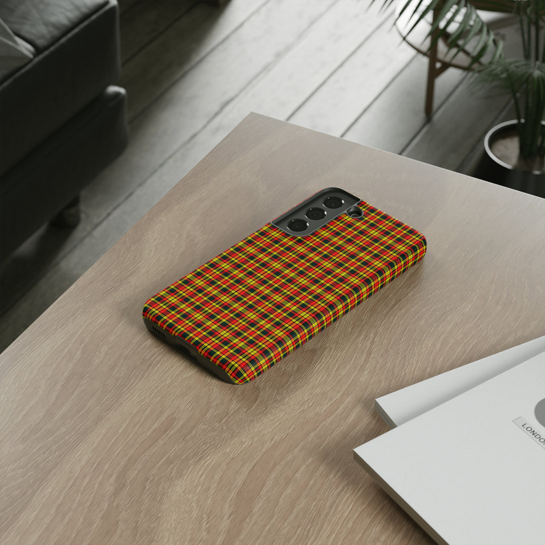Samsung Galaxy Phone Case | Galaxy S23, S22, S21, S20 | Luxury Case Double Layered | Impact Resistant | Fashionable - Tartan Buchanan - Studio40ParkLane