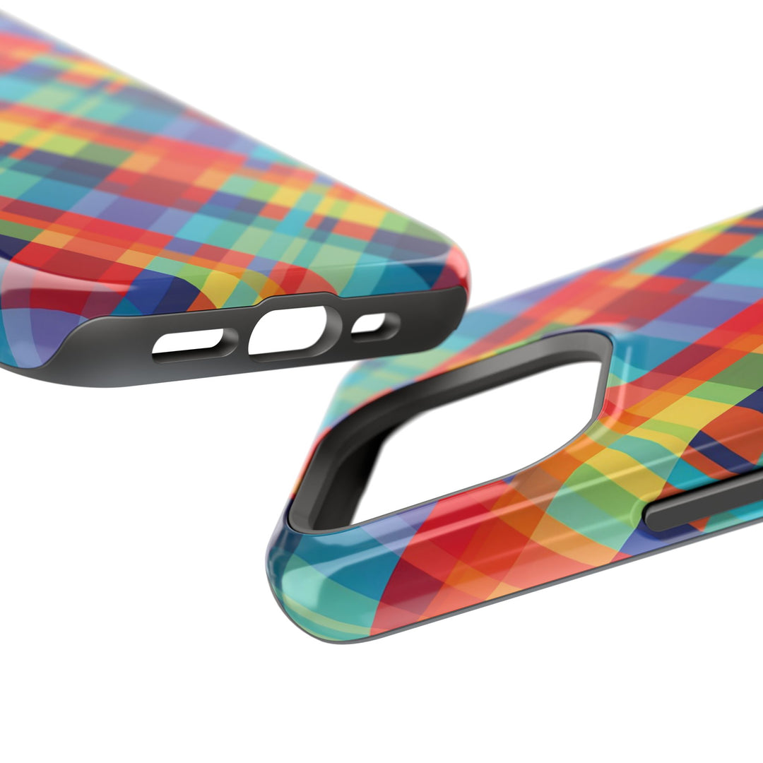 Checkered Plaid Magsafe Gift for Her Cute Phone Case for Iphone, | iPhone 16 | iPhone 15 Pro Max, Iphone 14 Pro Max, 13 12 11 10 9 8 7 - Studio40ParkLane