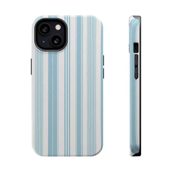 MagSafe Cute Phone Case, Coastal Striped Phone Case for iPhone 17 16 15 14 13 12 Pro Max, Samsung S26 S25 S24 Ultra case - Studio40ParkLane