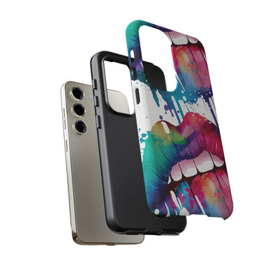 Impact Resistant, Simply Smile Lips, Cute Phone Cases for Samsung S24, S23, S22, S21, IPhone 15 pro Iphone 14 pro Iphone 13 IPhone 12 Iphone 11