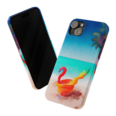 Slim Cute iPhone Cases - | iPhone 15 Case | iPhone 15 Pro Max Case, Iphone 14 Case, Iphone 14 Pro Max, Iphone 13, Summer Beach Bucket