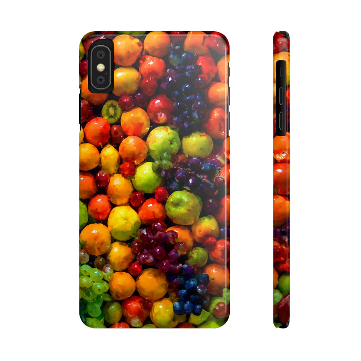 Slim Cute Phone Cases for Iphone | iPhone 15 Case | iPhone 15 Pro Max Case, Iphone 14, Iphone 14 Pro Max, Iphone 13, Summer Assorted Fruits - Studio40ParkLane