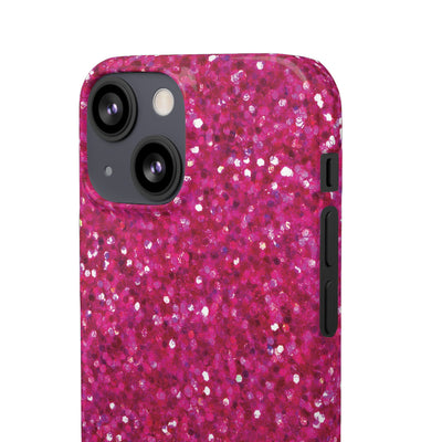 Snap Non-Glitter Muted Pink Play on "Faux" Glitter Effect Cute Phone Cases for Samsung and Iphone, 16, 15, 14, S24, S23, S22, S21, S20, Plus and Ultra