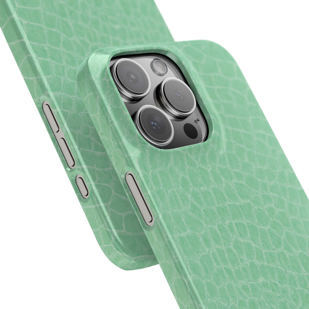 Slim Non Leather Mint Color Pattern Gift for Her Cute Phone Cases for Iphone 16 Pro Max | iPhone 15 Case | iPhone 15 Pro Max Case, Iphone 14, 13, 12, 11, 10, 8, 7 - Studio40ParkLane