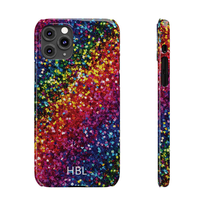 Slim Personalized Slim Muted Faux Play on Glitter Effect Cute Phone Cases for Iphone 16 Pro Max | iPhone 15 Case | iPhone 15 Pro Max Case, Iphone 14, Iphone 14 Pro Max, Iphone 13 12 11 8 7 - Studio40ParkLane