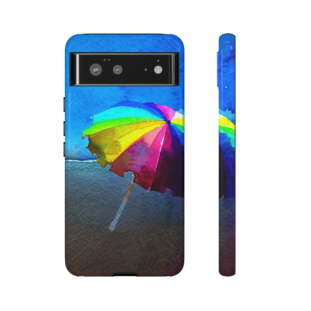 Cute Samsung Case | Cool Iphone Case | Summer Colorful Beach Parasol, Samsung S24, S23, S22, S21, IPhone 15 Case | Iphone 14 Case, Iphone 13 Case - Studio40ParkLane