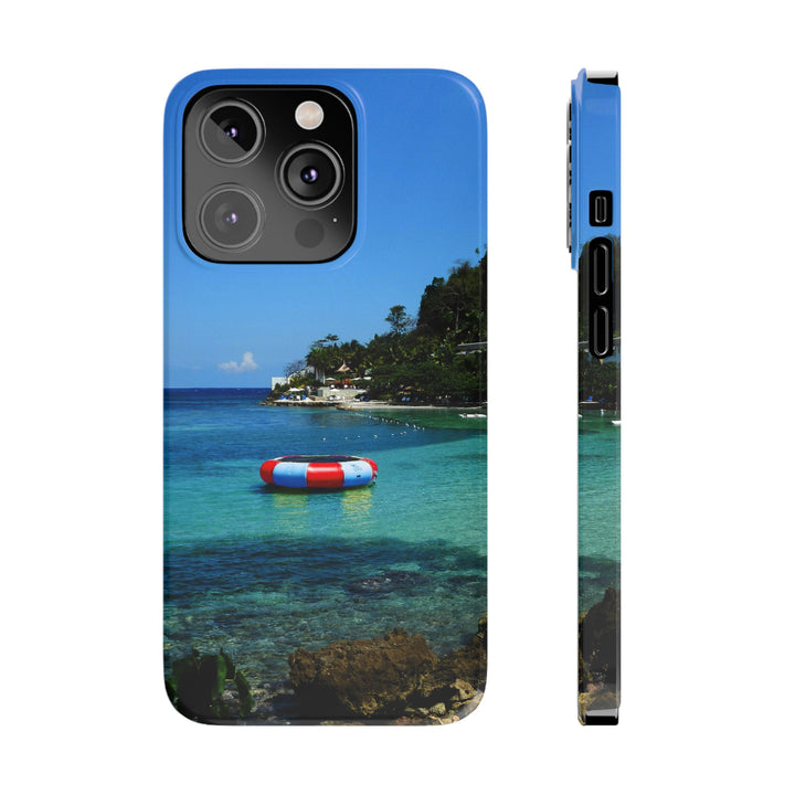 Slim Cute Phone Cases for Iphone - | iPhone 15 Case | iPhone 15 Pro Max Case, Iphone 14 Case, Iphone 14 Pro Max, Iphone 13, Summer Jamaica Beach - Studio40ParkLane