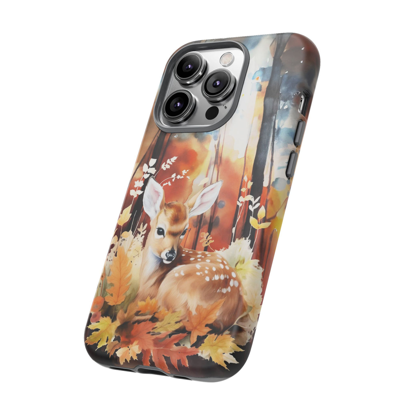 Autumn Fall Deer Forest Gift for Her Cute Phone Case for, Samsung Galaxy S24, S23, S22, S21, IPhone 16 Case | Iphone 15, Iphone 14, IPhone 13 Case