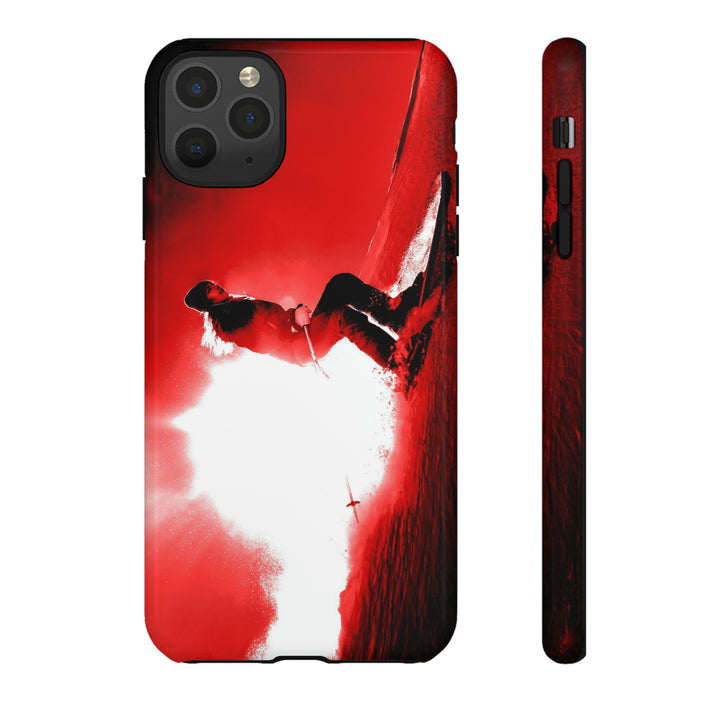 Cute IPhone Case | iPhone 15 Case | iPhone 15 Pro Max Case, Iphone 14 Case, Iphone 14 Pro Max Case IPhone Case for Art Lovers - Red Skier - Studio40ParkLane