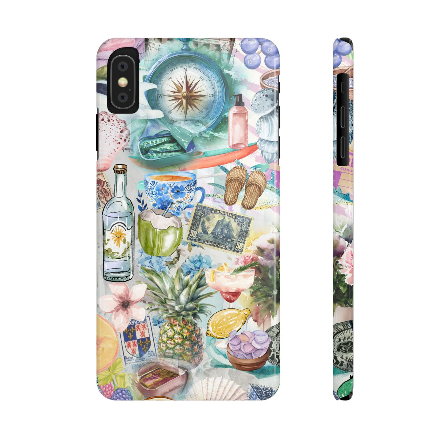 Slim Travel Coquette Collage Slim Cute Phone Cases for Iphone  | iPhone 15 Case | iPhone 15 Pro Max Case, Iphone 14, Iphone 14 Pro Max, Iphone 13