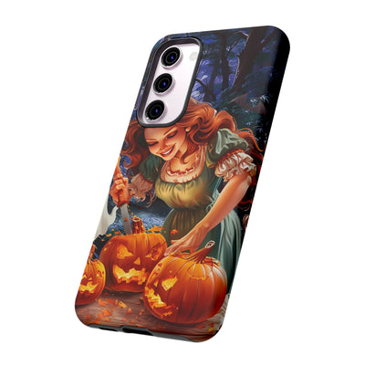 Autumn Fall Pumpkin Fairy Gift for Her Cute Phone Case for, Samsung Galaxy S24, S23, S22, S21, IPhone 16 Case | Iphone 15, Iphone 14, IPhone 13 Case