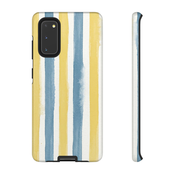 Tough Cute Yellow Stripes Phone Case, for IPhone 17 Pro Max | Iphone 17 Air, Iphone 16, IPhone 15, 14 13 12, Samsung Galaxy S26, S25, S24, S23 - Studio40ParkLane