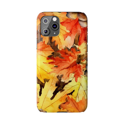 Fall Leaves Slim Cute Phone Cases for Iphone  | iPhone 15 Case | iPhone 15 Pro Max Case, Iphone 14, Iphone 14 Pro Max, Iphone 13