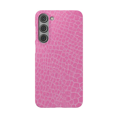 Snap Non Leather Pink Color Pattern Gift for Her Cute Phone Cases for Samsung Galaxy S24, S23, S22, S21, S20, Plus, Ultra, Iphone 16, 15, 14, Pro and Max - Studio40ParkLane
