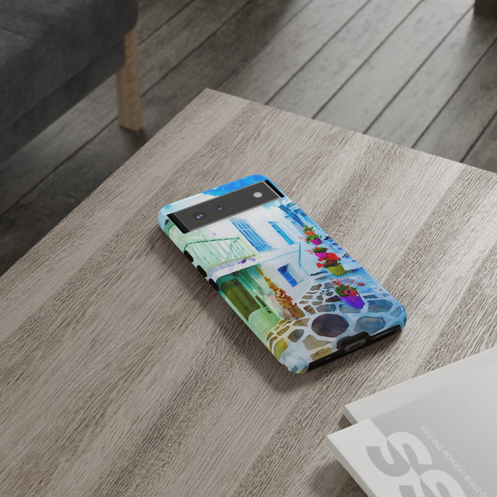 Impact Resistant, Greece House, Cute Phone Cases for Samsung S24, S23, S22, S21, IPhone 15 pro Iphone 14 pro Iphone 13 IPhone 12 Iphone 11 - Studio40ParkLane