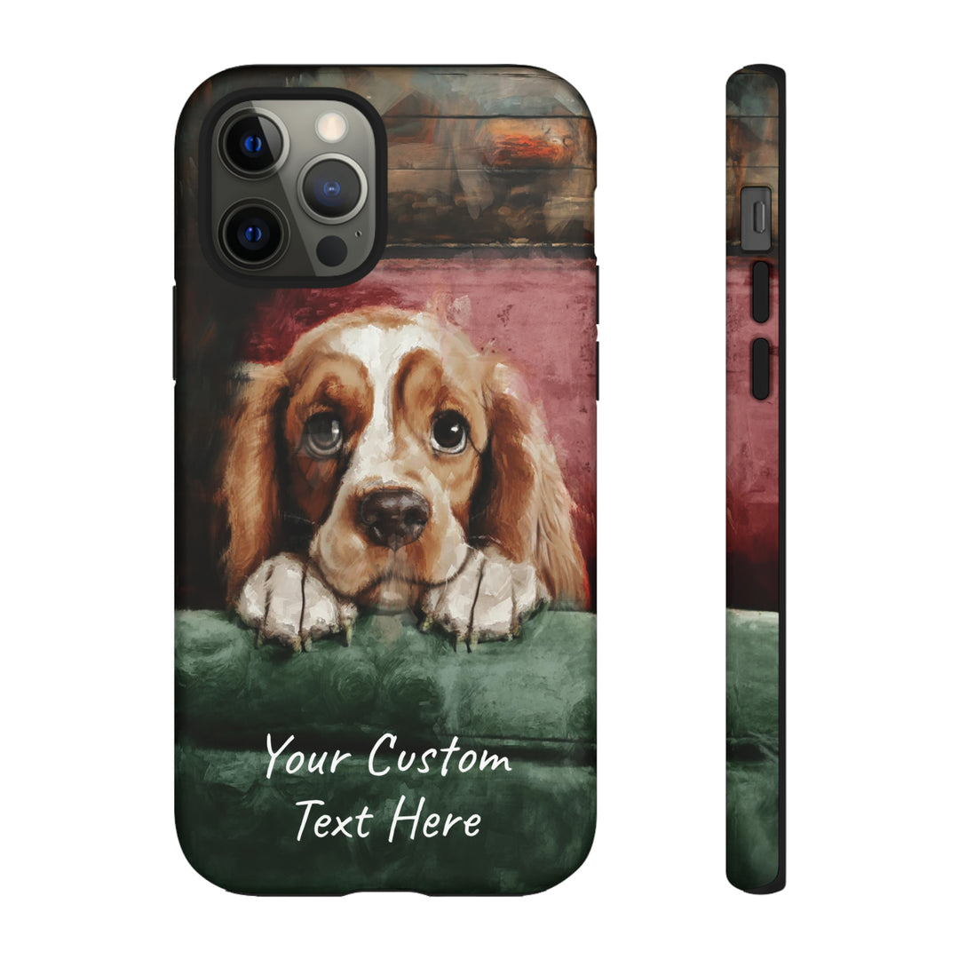 Personalize this Cute IPhone Case | Cocker Spaniel iPhone Case, iPhone 15 Case | iPhone 15 Case, Iphone 14 Case, Iphone 14 Pro Max Case - Studio40ParkLane