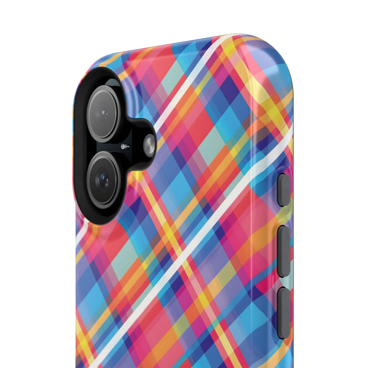 Checkered Plaid Magsafe Gift for Her Cute Phone Case for Iphone, | iPhone 16 | iPhone 15 Pro Max, Iphone 14 Pro Max, 13 12 11 10 9 8 7 - Studio40ParkLane