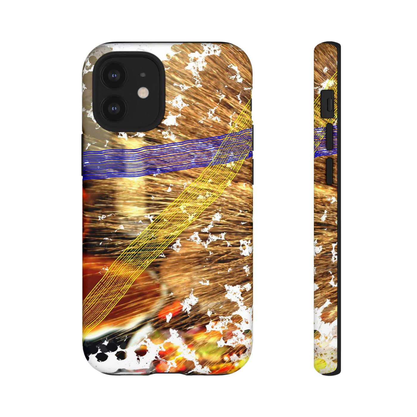 Impact Resistant, Pecan Pie Abstract, Cute Phone Cases for Samsung S24, S23, S22, S21, IPhone 15 pro Iphone 14 pro Iphone 13 IPhone 12 Iphone 11