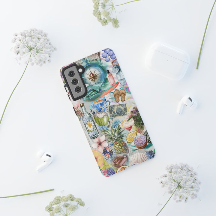 Impact Resistant, Travel Coquette Collage, Cute Phone Cases for Samsung S24, S23, S22, S21, IPhone 15 pro Iphone 14 pro Iphone 13 IPhone 12 Iphone 11 - Studio40ParkLane
