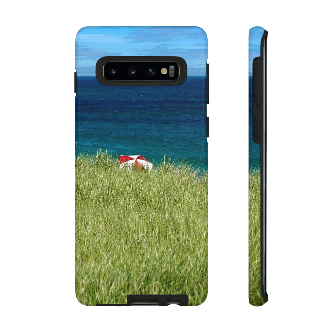 Cute Samsung Phone Case | Aesthetic Samsung Phone Case | Beach Umbrella | Galaxy S23, S22, S21, S20 | Luxury Double Layer | Cool - Studio40ParkLane
