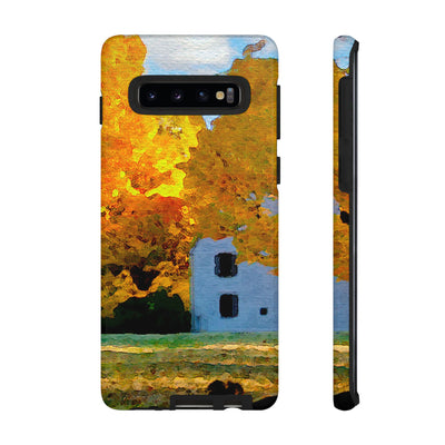 Impact Resistant, Fall Leaves Watercolor, Cute Phone Cases for Samsung S24, S23, S22, S21, IPhone 15 pro Iphone 14 pro Iphone 13 IPhone 12 Iphone 11