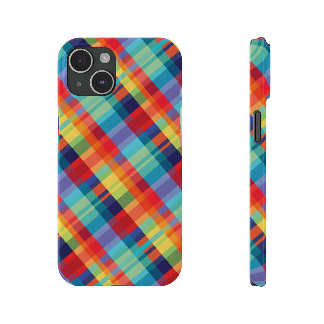 Slim Checkered Plaid Gift for Her Cute Phone Cases for Iphone 16 Pro Max | iPhone 15 Case | iPhone 15 Pro Max Case, Iphone 14, 13, 12, 11, 10, 8, 7 - Studio40ParkLane