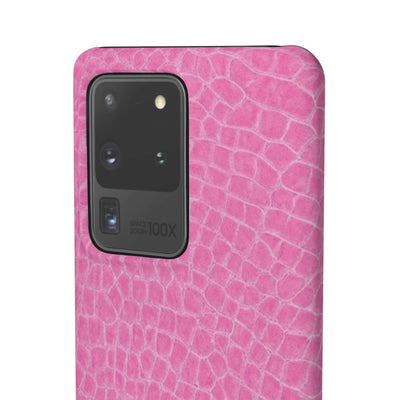 Snap Non Leather Pink Color Pattern Gift for Her Cute Phone Cases for Samsung Galaxy S24, S23, S22, S21, S20, Plus, Ultra, Iphone 16, 15, 14, Pro and Max - Studio40ParkLane
