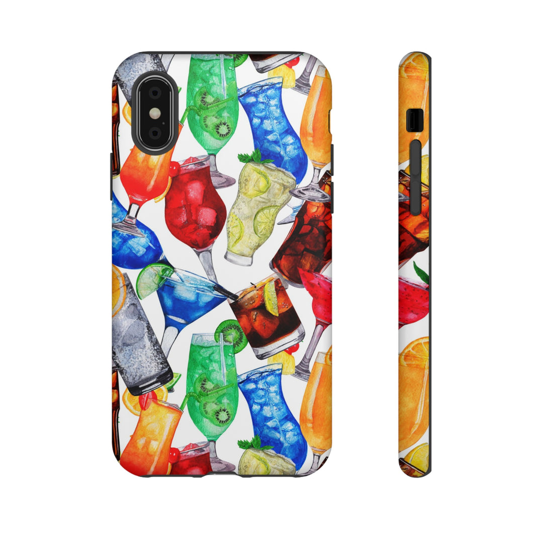 Cute Samsung Case | Cool Iphone Case | Summer Fruit Cocktail, Samsung S24, S23, S22, S21, IPhone 15 Case | Iphone 14 Case, Iphone 13 Case - Studio40ParkLane