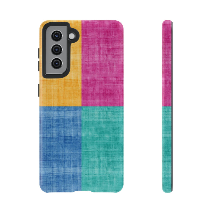 Impact Resistant, Colored Shapes, Cute Phone Cases for Samsung S24, S23, S22, S21, IPhone 15 pro Iphone 14 pro Iphone 13 IPhone 12 Iphone 11 - Studio40ParkLane