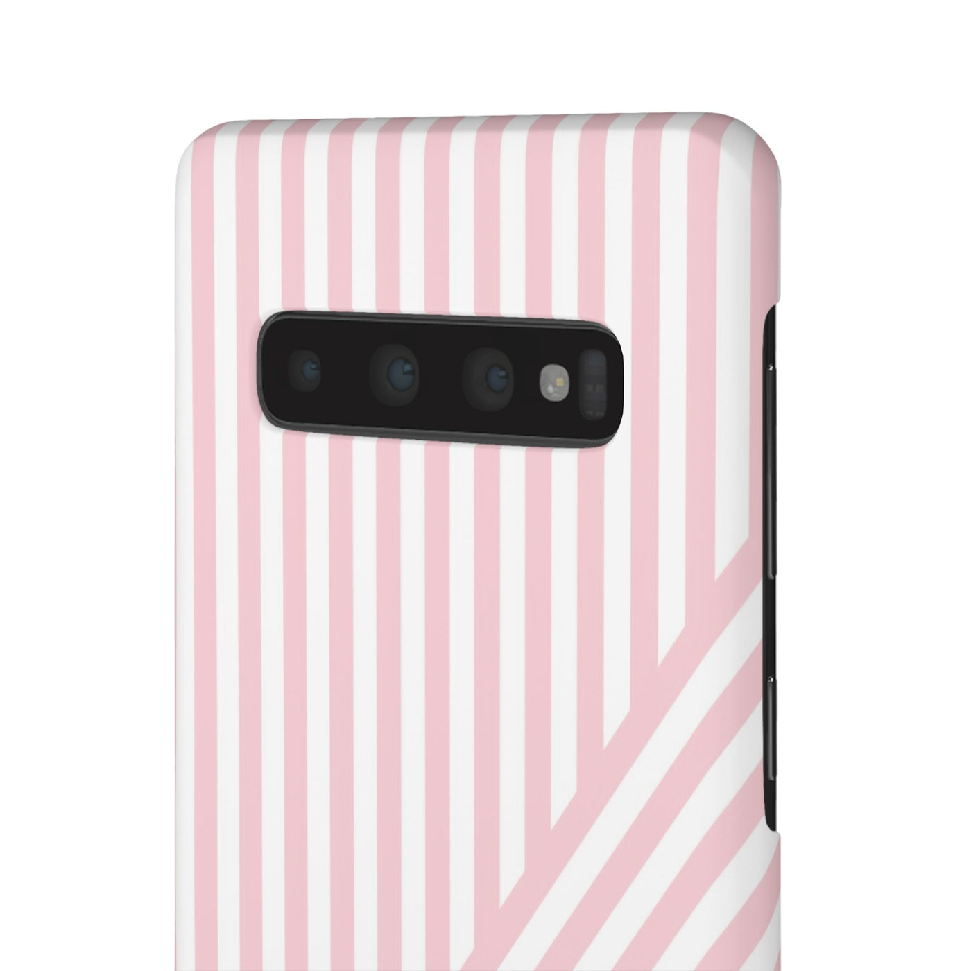 Aesthetic Sweet Pink Stripes Cute Phone Case Sleek Snap - For iPhone 17 Pro Max iPhone 16 Pro iPhone 15 Iphone 14 Plus 13 Pro 12 11 10 Gift