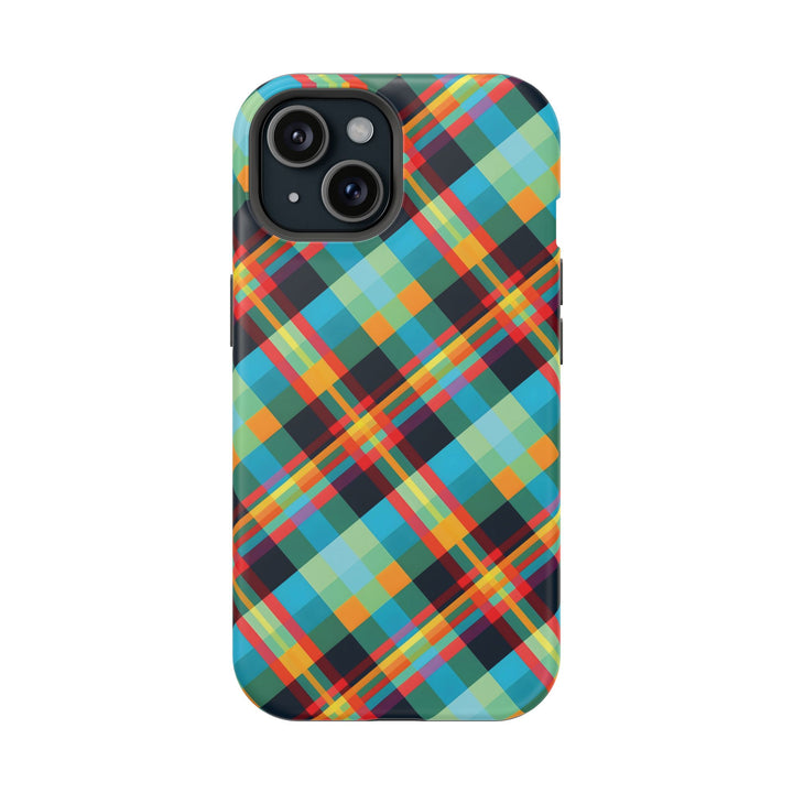 Checkered Plaid Magsafe Gift for Her Cute Phone Case for Iphone, | iPhone 16 | iPhone 15 Pro Max, Iphone 14 Pro Max, 13 12 11 10 9 8 7 - Studio40ParkLane