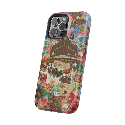 Aesthetic Tough Magsafe London Coquette Collage Phone Case - For iPhone 17 Pro Max iPhone 16 Pro iPhone 15 Iphone 14 Plus 13 Pro 12 11 10 - Studio40ParkLane