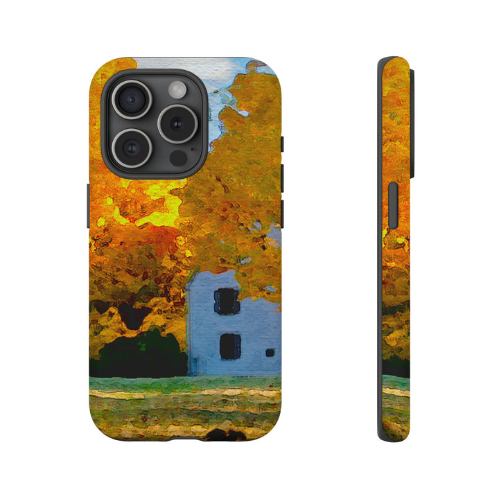 Impact Resistant, Fall Leaves Watercolor, Cute Phone Cases for Samsung S24, S23, S22, S21, IPhone 15 pro Iphone 14 pro Iphone 13 IPhone 12 Iphone 11 - Studio40ParkLane