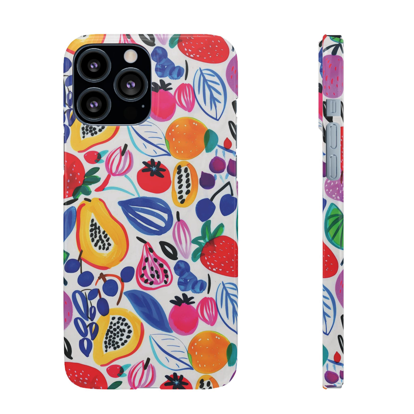 Snap Summer Fruit Gift for Her Cute Phone Cases for Samsung Galaxy S24, S23, S22, S21, S20, Plus, Ultra, Iphone 16, 15, 14, Pro and Max