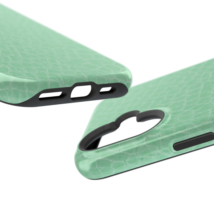 Non Leather Mint Color Pattern Magsafe Cute Phone Case for Iphone Gift for Her, | iPhone 15 Case | iPhone 15 Pro Max Case, Iphone 14, Iphone 14 Pro Max, Iphone 13, Iphone 16 - Studio40ParkLane