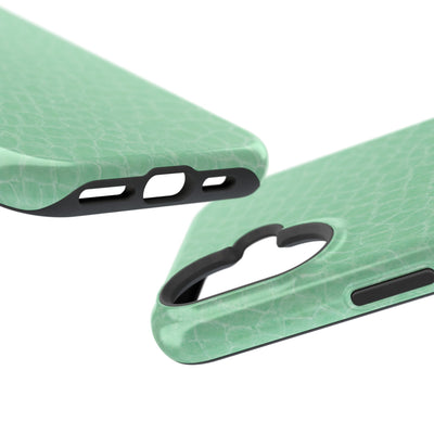 Non Leather Mint Color Pattern Magsafe Cute Phone Case for Iphone Gift for Her, | iPhone 15 Case | iPhone 15 Pro Max Case, Iphone 14, Iphone 14 Pro Max, Iphone 13, Iphone 16 - Studio40ParkLane
