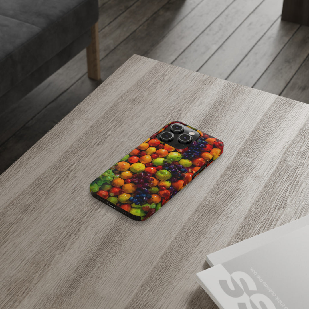 Slim Cute Phone Cases for Iphone | iPhone 15 Case | iPhone 15 Pro Max Case, Iphone 14, Iphone 14 Pro Max, Iphone 13, Summer Assorted Fruits - Studio40ParkLane