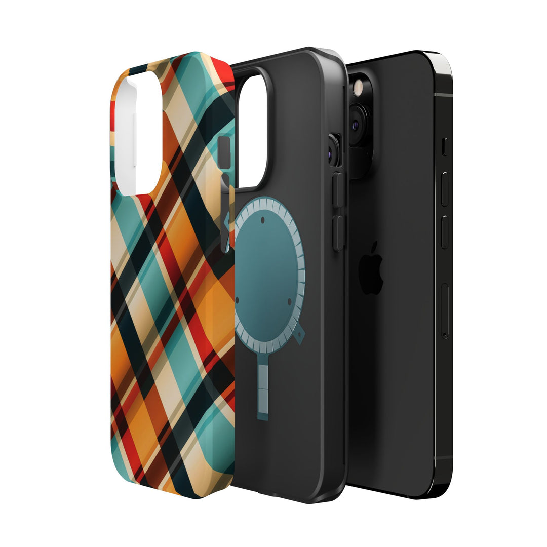 Checkered Plaid Magsafe Gift for Her Cute Phone Case for Iphone, | iPhone 16 | iPhone 15 Pro Max, Iphone 14 Pro Max, 13 12 11 10 9 8 7 - Studio40ParkLane