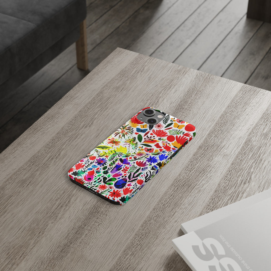 Slim Cute Phone Cases for Iphone | iPhone 15 Case | iPhone 15 Pro Max Case, Iphone 14, Iphone 14 Pro Max, Iphone 13, Flowers 4 Seasons - Studio40ParkLane