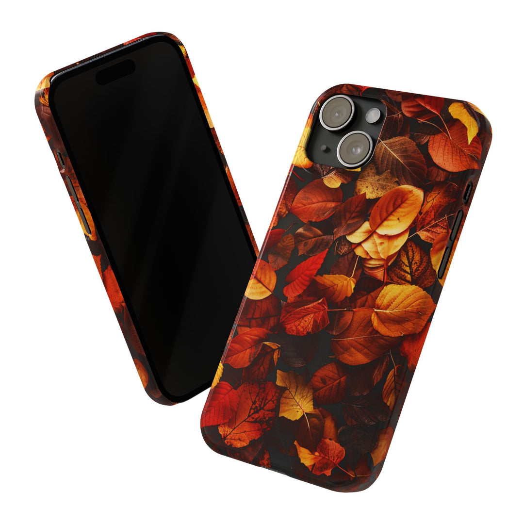Slim Fall Autumn Leaves Gift for Her Cute Phone Cases for Iphone 16 | iPhone 15 Case | iPhone 15 Pro Max Case, Iphone 14, Iphone 14 Pro Max, Iphone 13, Slim - Studio40ParkLane