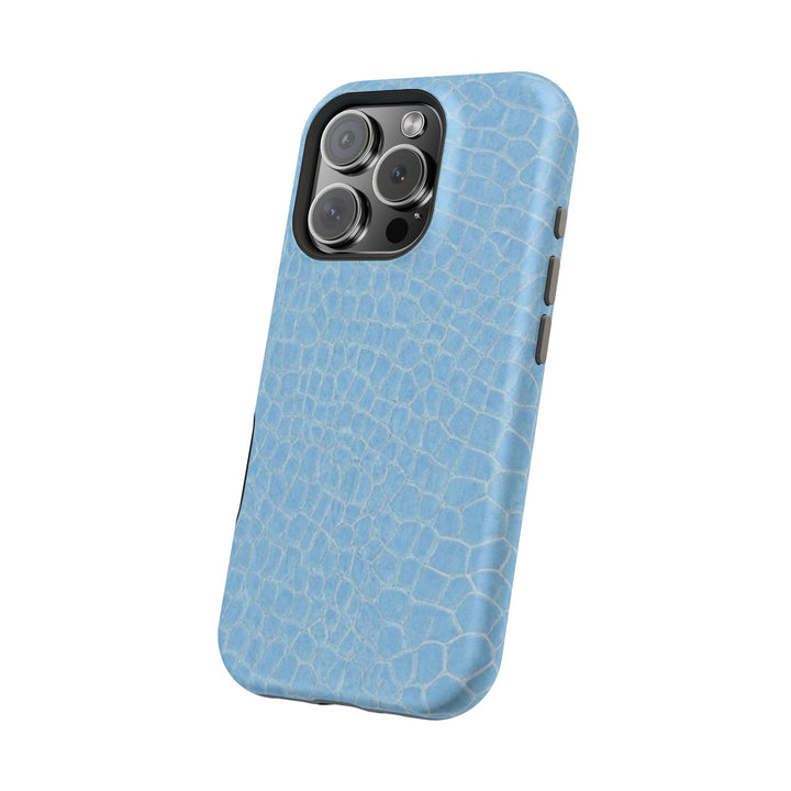 Non Leather Blue Color Pattern Magsafe Cute Phone Case for Iphone Gift for Her, | iPhone 15 Case | iPhone 15 Pro Max Case, Iphone 14, Iphone 14 Pro Max, Iphone 13, Iphone 16 - Studio40ParkLane