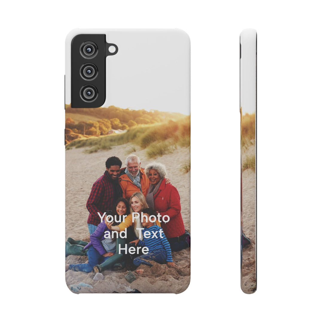 Snap Custom Personalized Family/Pet Cute Phone Cases for Samsung Galaxy S24, S23, S22, S21, S20, Plus, Ultra, Iphone 16, 15, 14, Pro and Max - Studio40ParkLane