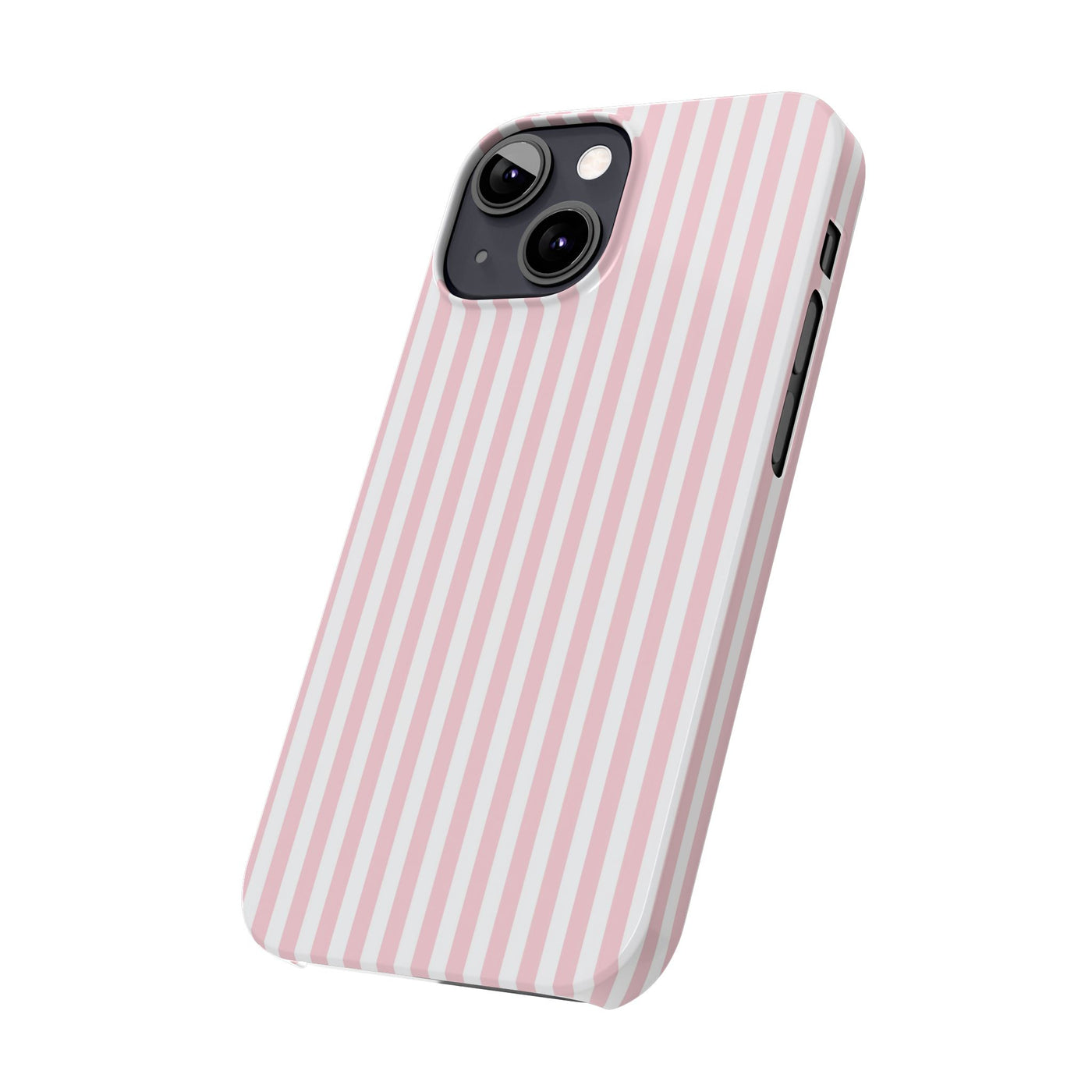 Slim Sweet Pink Striped Cute Phone Case for Iphone 16 - | iPhone 15 Pro Max Case | iPhone 14 Case Iphone 13 12 11 10 9 8 7 X XS Gift for Her