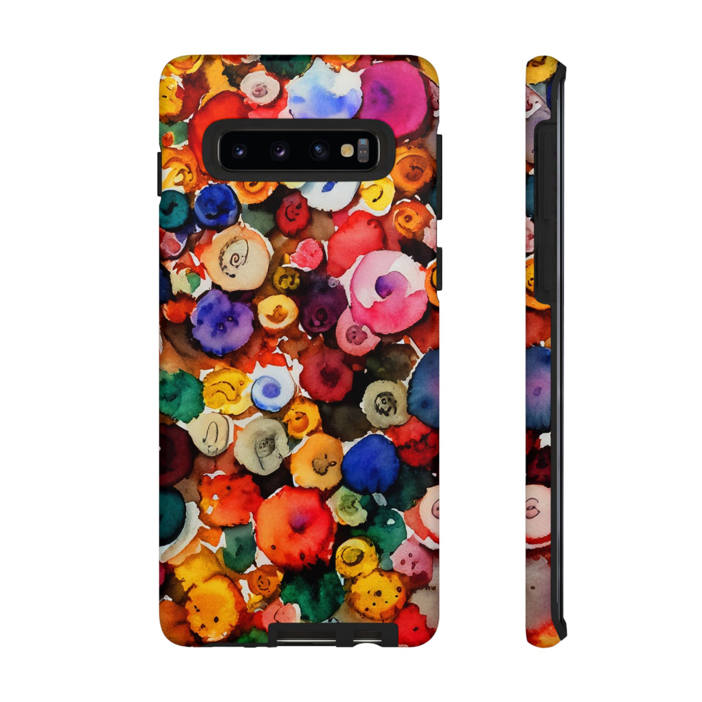 Impact Resistant, Fall Colors Buttons, Cute Phone Cases for Samsung S24, S23, S22, S21, IPhone 15 pro Iphone 14 pro Iphone 13 IPhone 12 Iphone 11