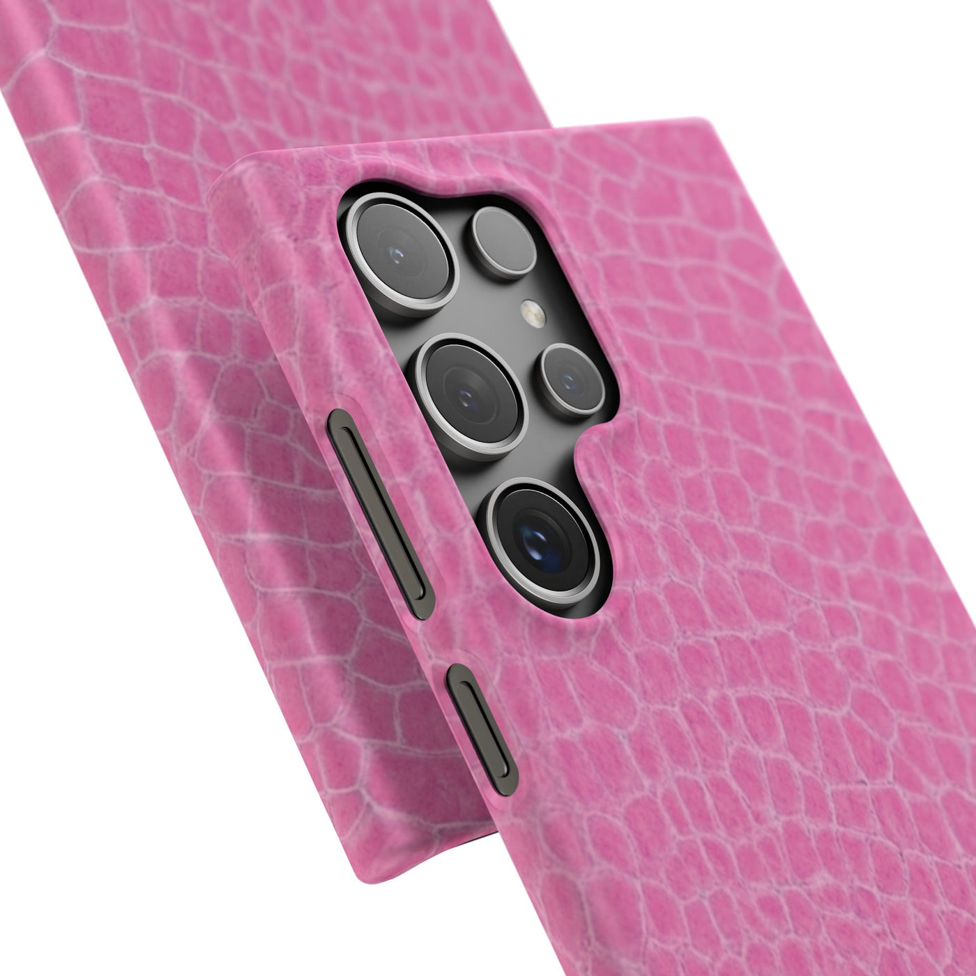 Snap Non Leather Pink Color Pattern Gift for Her Cute Phone Cases for Samsung Galaxy S24, S23, S22, S21, S20, Plus, Ultra, Iphone 16, 15, 14, Pro and Max - Studio40ParkLane