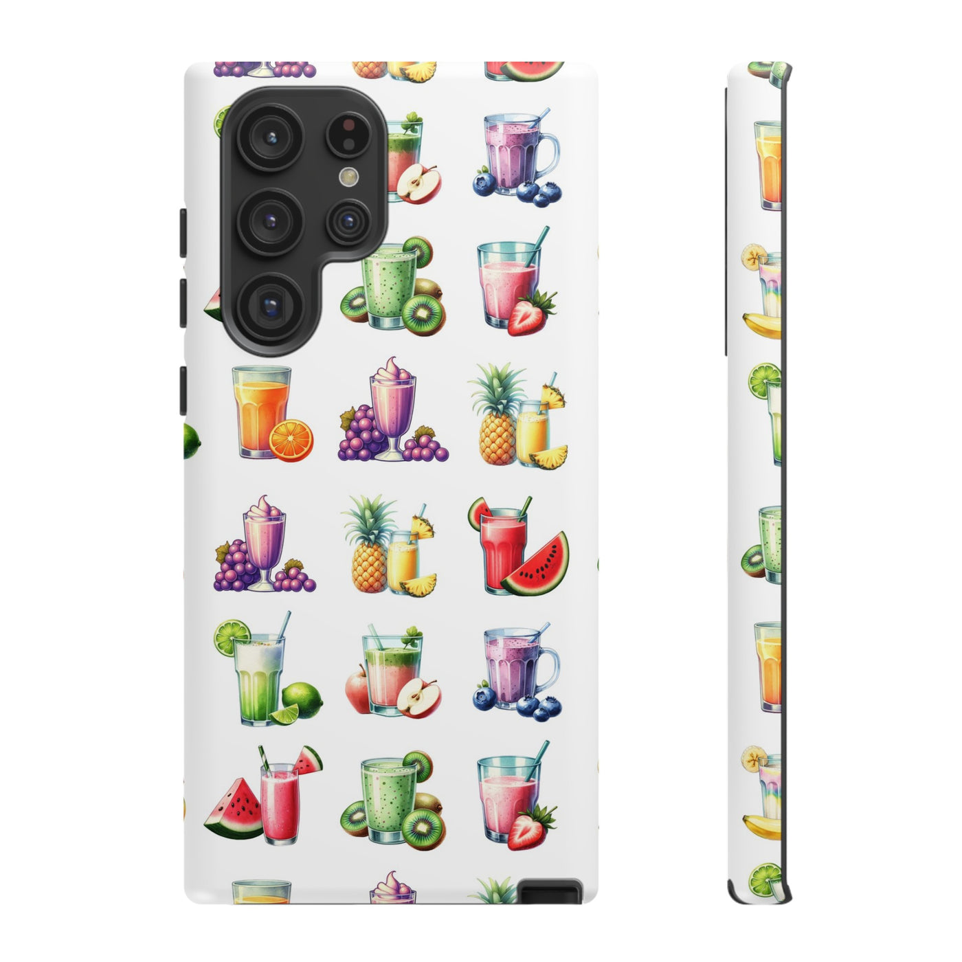 Cute Samsung Case | Cool Iphone Case | Tropical Summer Fruit Cocktail, Samsung S24, S23, S22, S21, IPhone 15 Case | Iphone 14 Case, Iphone 13 Case