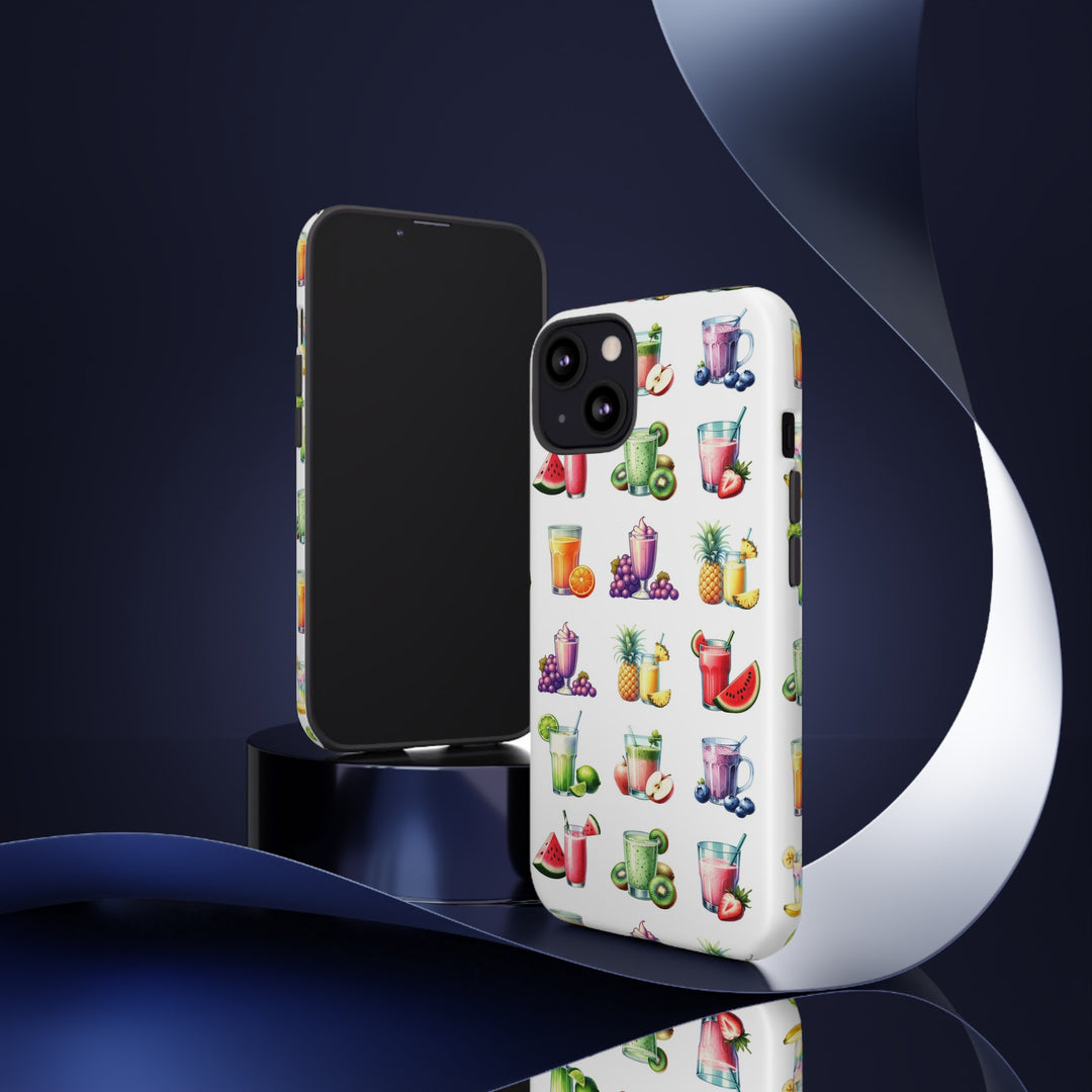 Cute Samsung Case | Cool Iphone Case | Tropical Summer Fruit Cocktail, Samsung S24, S23, S22, S21, IPhone 15 Case | Iphone 14 Case, Iphone 13 Case - Studio40ParkLane