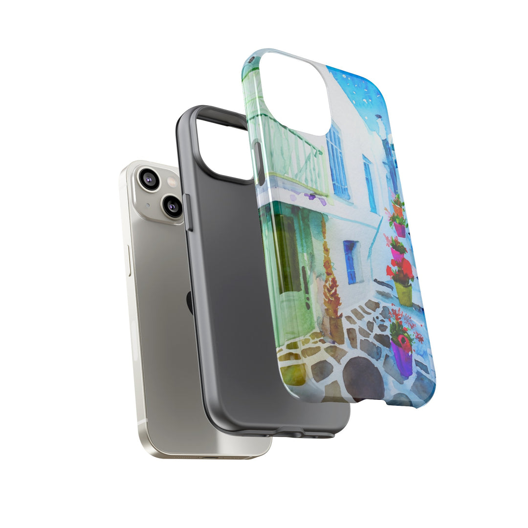 Impact Resistant, Greece House, Cute Phone Cases for Samsung S24, S23, S22, S21, IPhone 15 pro Iphone 14 pro Iphone 13 IPhone 12 Iphone 11 - Studio40ParkLane