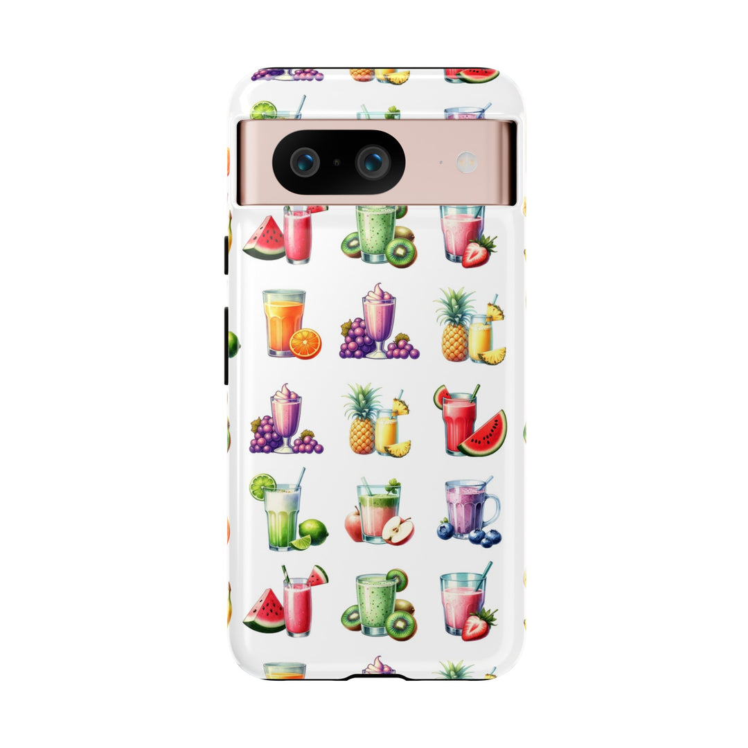 Cute Samsung Case | Cool Iphone Case | Tropical Summer Fruit Cocktail, Samsung S24, S23, S22, S21, IPhone 15 Case | Iphone 14 Case, Iphone 13 Case - Studio40ParkLane
