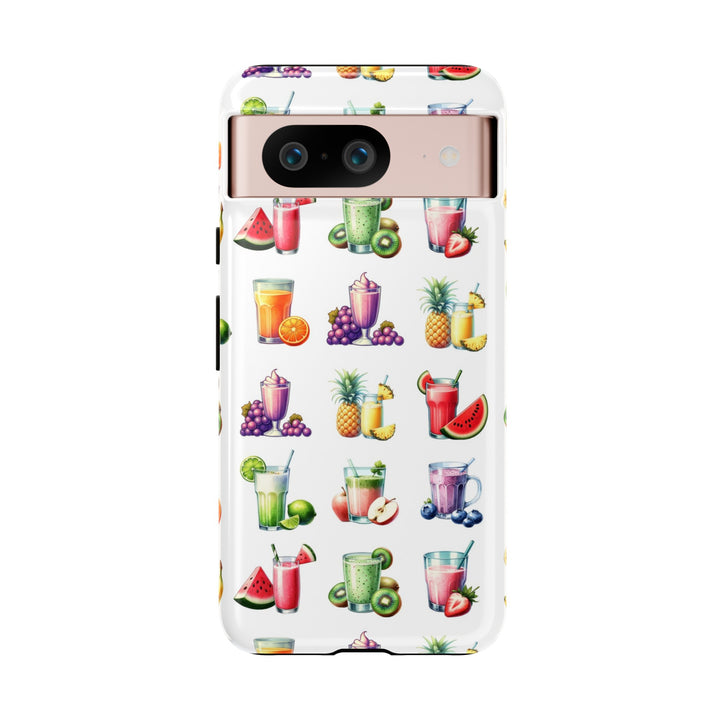 Cute Samsung Case | Cool Iphone Case | Tropical Summer Fruit Cocktail, Samsung S24, S23, S22, S21, IPhone 15 Case | Iphone 14 Case, Iphone 13 Case - Studio40ParkLane